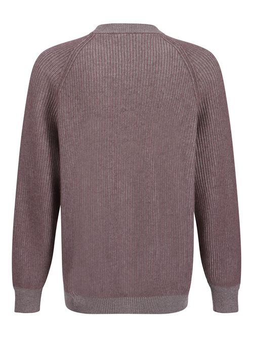 Mauve cashmere knit Brunello Cucinelli | M22700500CNW84